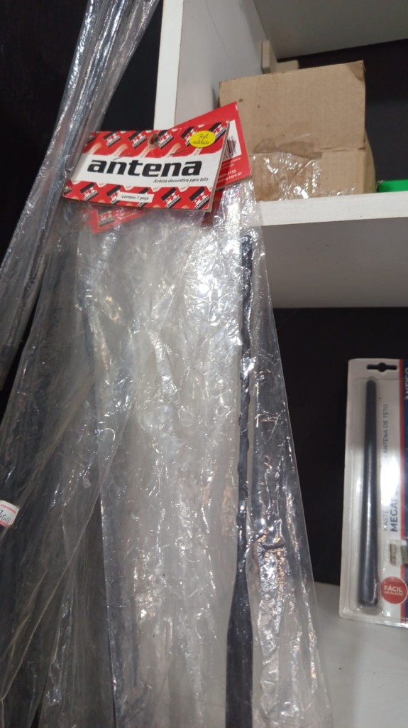 Antena decorativa de teto