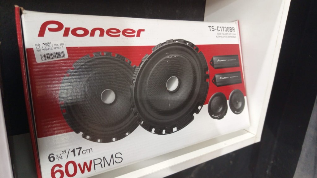 Kit 2 vias Pioneer TS-C1730BR (caixa)