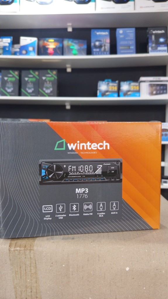 Som automotivo Wintech MP3 1776
