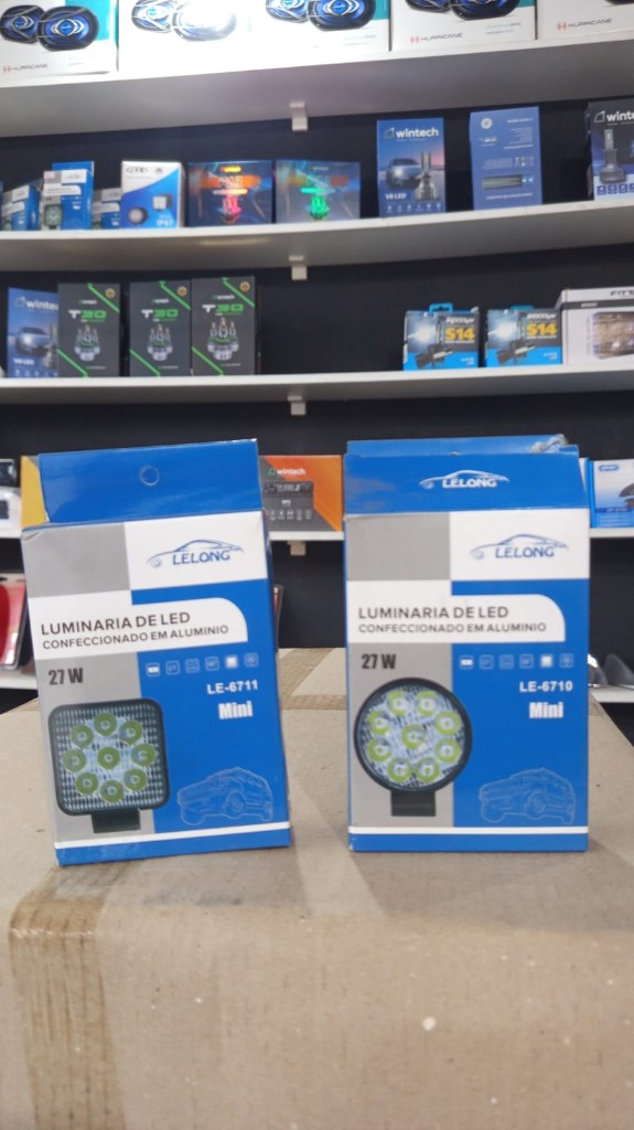 Farol de milha LED Lelong 27W